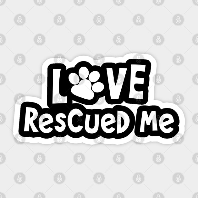 Love Rescued Me Sticker by PeppermintClover